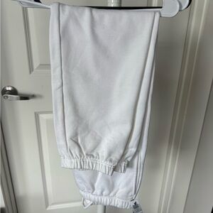 TNA White Track Joggers